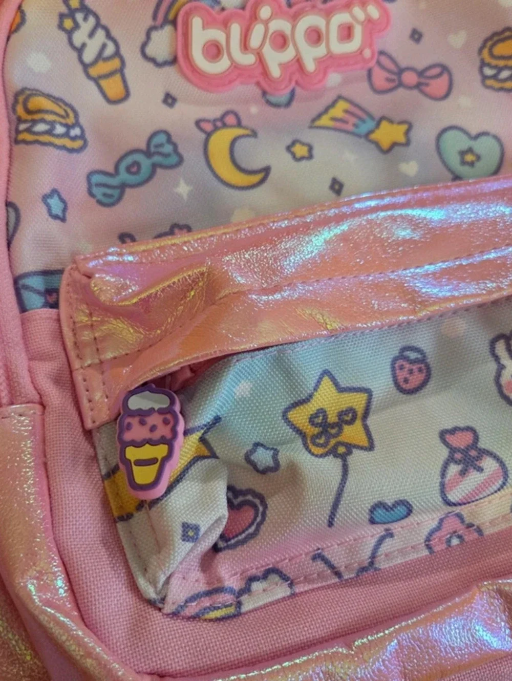 Blippo Kawaii Pink Mini Backpack Harajuku Y2K Decora Pastel Cute Bag
